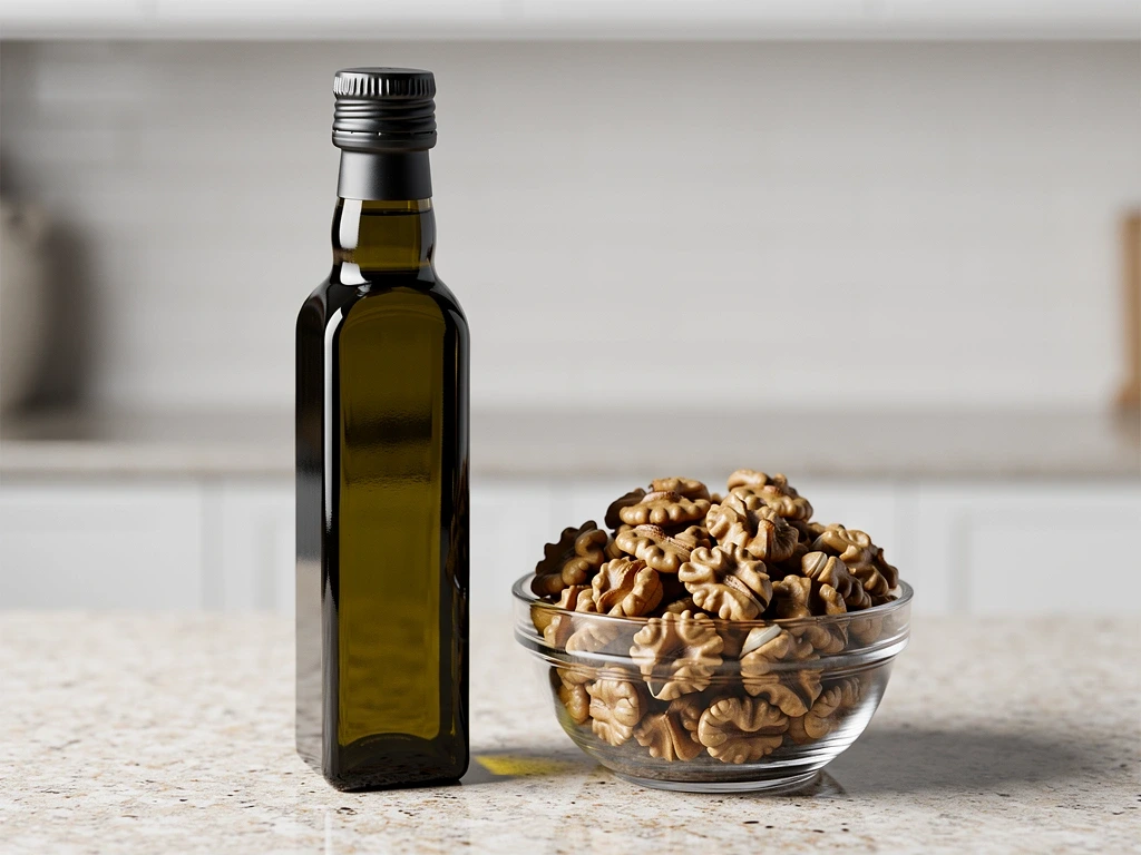 Aceite de oliva y nueces